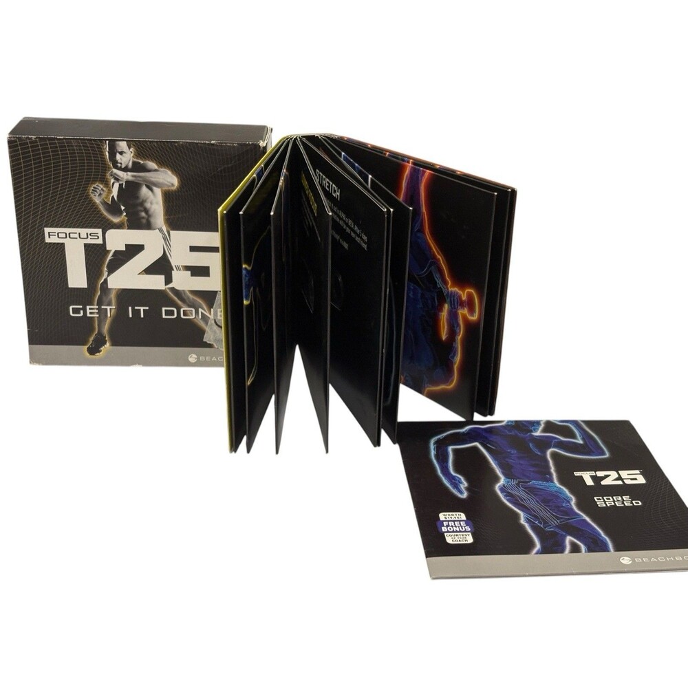 Beachbody Focus T25 Get It Done Workout Set Alpha+Beta Workout *Complete Set*